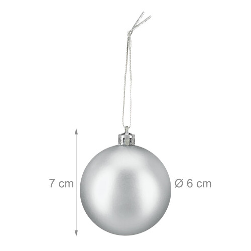 Christbaumkugeln-Set, 3 Designs, 100 Stück 2