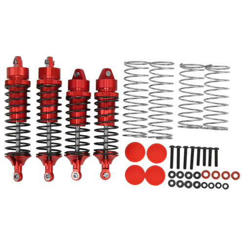 Adjustable Shocks For RC Car Suspension Systems, Threaded Design Preload Adjustment High Performance Shock Absorber Damper Compatible With Granite