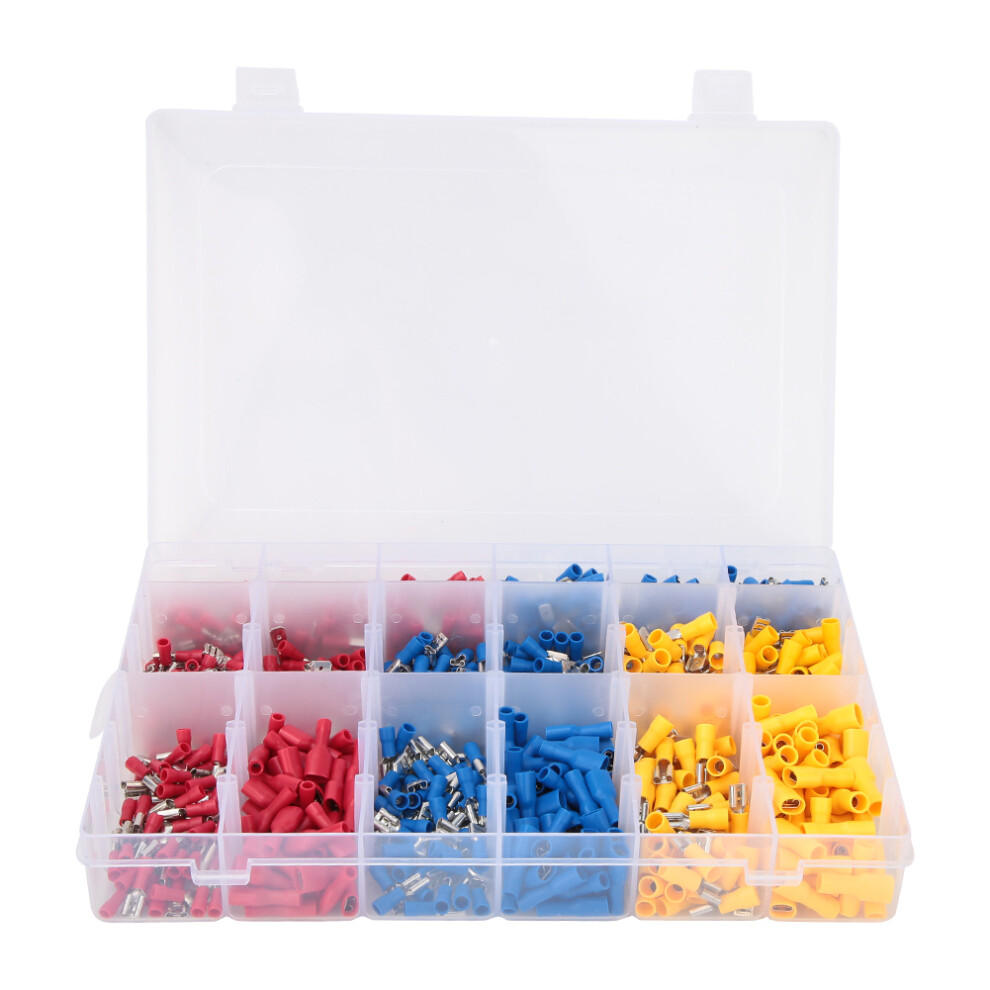 Flame Retardant Insulated Wire Crimp Terminals Marine Auto Use Quick Connectors Cold Pressed Electrical Terminals Storage Box Tinned Copper Inserts 9049227905126