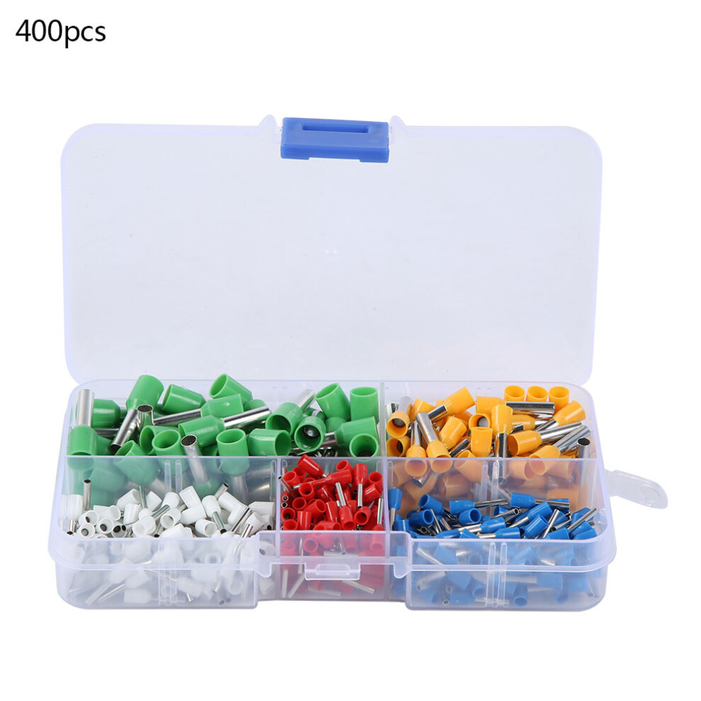 Flame Retardant Wire Ferrules Crimp Pin Terminals Insulated Corrosion Resistant Electrical Conductivity Quick Connection Heavy Duty Cord Pin 9028731901336