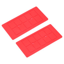 Szilikon csokoládé szelet forma, széteső, tapadásmentes, rugalmas, élelmiszeripari minőségű, újrafelhasználható, mélyhőálló, házi