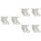 6Sets Ceramic Tea Strainer with Holder for 5