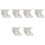 6Sets Ceramic Tea Strainer with Holder for 8