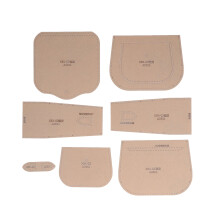 Leather Template Acrylic Clear Tool for DIY Phone Bag Making with Adjustable Stitching Points Good Transparency and Protective Packaging