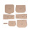 Leather Template Acrylic Clear Tool for DIY Phone Bag Making with Adjustable Stitching Points Good Transparency and Protective Packaging 1