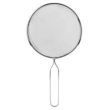 Pá de malha para répteis e animais de estimação, com filtro de aço inoxidável, resistente e leve, ideal para areia e areia, perfeita para