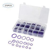 Waterproof Rubber O Ring Kits Sealing Gasket Washer Automotive AC O Rings O Ring Assortment Set Heat Resistant for Car Repair Plumbing Air or Gas