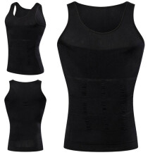 Maglietta compressiva per ginecomastia da uomo, gilet snellente, modellatore per il corpo, intimo compressivo per il controllo della pancia, canotta