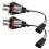 Λαμπτήρες LED Angel Eyes, Plug-Play, χωρίς σφάλματα, λευκό φως, υψηλή απαγωγή θερμότητας, 1