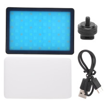 Portable Photography RGB Light With Adjustable Brightness And Full Color Control Premium LED Camera Light Featuring CRI97+ OLED Interface Scene