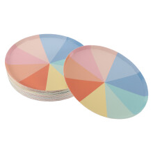 50Pcs Rainbow Paper Household Festival