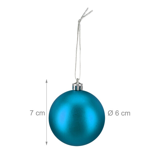 Christmas Tree Baubles Set, 3 Designs, Matte & Glossy 2