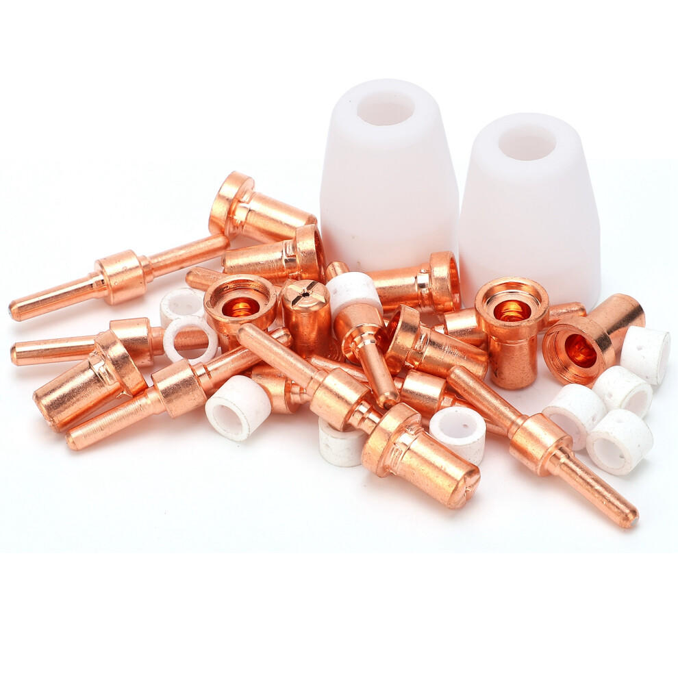 Ceramic Cups For Air Plasma Cutter Machine Plasma Cutter Consumables Nozzle Extended Plasma Electrode Extended Tips Cutting Torch Swirl Ring Long 9448483722261