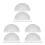 45Pcs Thick Plastic Protractor 180 Degree for Accurate Angle Measuring 7