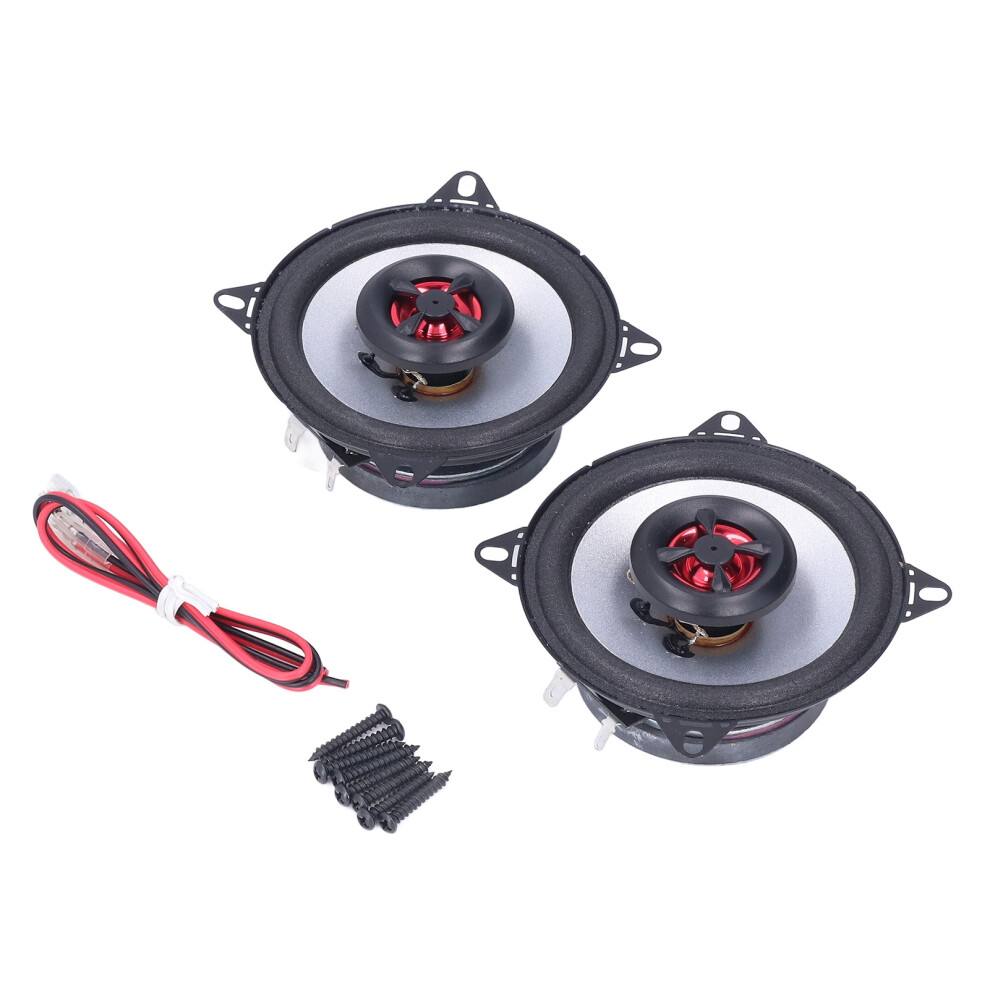 High Sensitivity Coaxial Car Door Speakers Sold In Pairs With Powerful Bass And Upgraded Protection For Universal Vehicle Compatibility 9448483720816