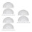 45Pcs Thick Plastic Protractor 180 Degree for Accurate Angle Measuring 10