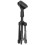 3Pcs Black Adjustable Table Mic Stand Foldable Tripod Microphone 4