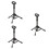 3Pcs Black Adjustable Table Mic Stand Foldable Tripod Microphone 9