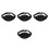 4Pcs Mic Waist Belt Black Durable Microphone Pouch for Instructor Use 8