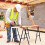 Sawhorse Set, Foldable, 100 kg Capacity 2
