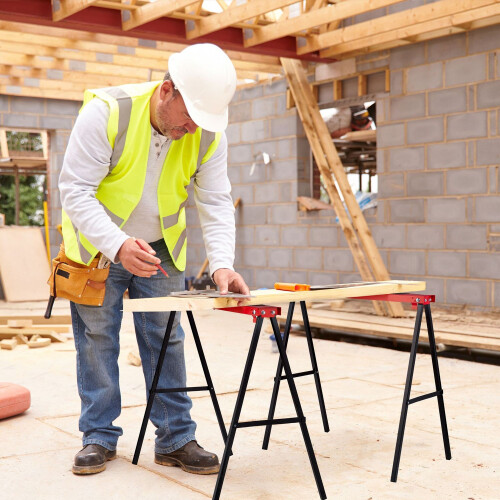 Sawhorse Set, Foldable, 100 kg Capacity 1