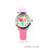 2Pcs Adorable Pink Kids Watch Flower Pattern Durable Quartz Gift 2