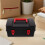 2Pcs Plastic Gyro Carrying Case with Compartments and Handle Black 6