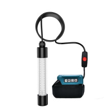 13V LED Fishing Light 126 Lamp Beads Waterproof Fish Finder Lamp Attracting Bait Fishing Light for  18V Battery