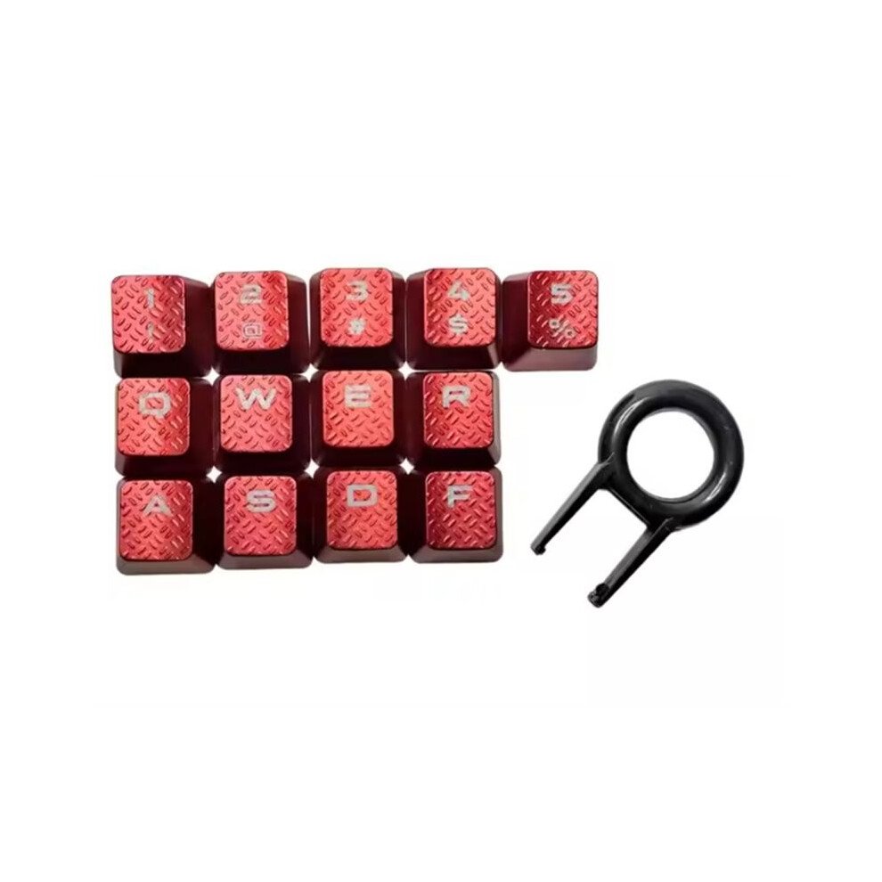 13Key Anti Slip Caps Mechanical Keyboard Keycaps Slip Proof With Backlights Enhances Typing And Gaming For K70 K95 066A Light 4711284673304
