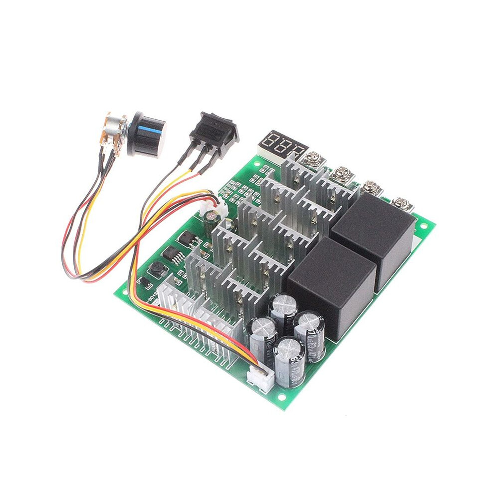 Dc10v-55V Motor Speed Controller Digital Display 60A Regulator Speed Controller 12V-48V 100A Max Electrical Equipment 4712490020388