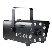 500W LED Smoke Machine with Remote Control Atmospheric Lighting for Christmas Weddings Parties Stage Effects EU Plug