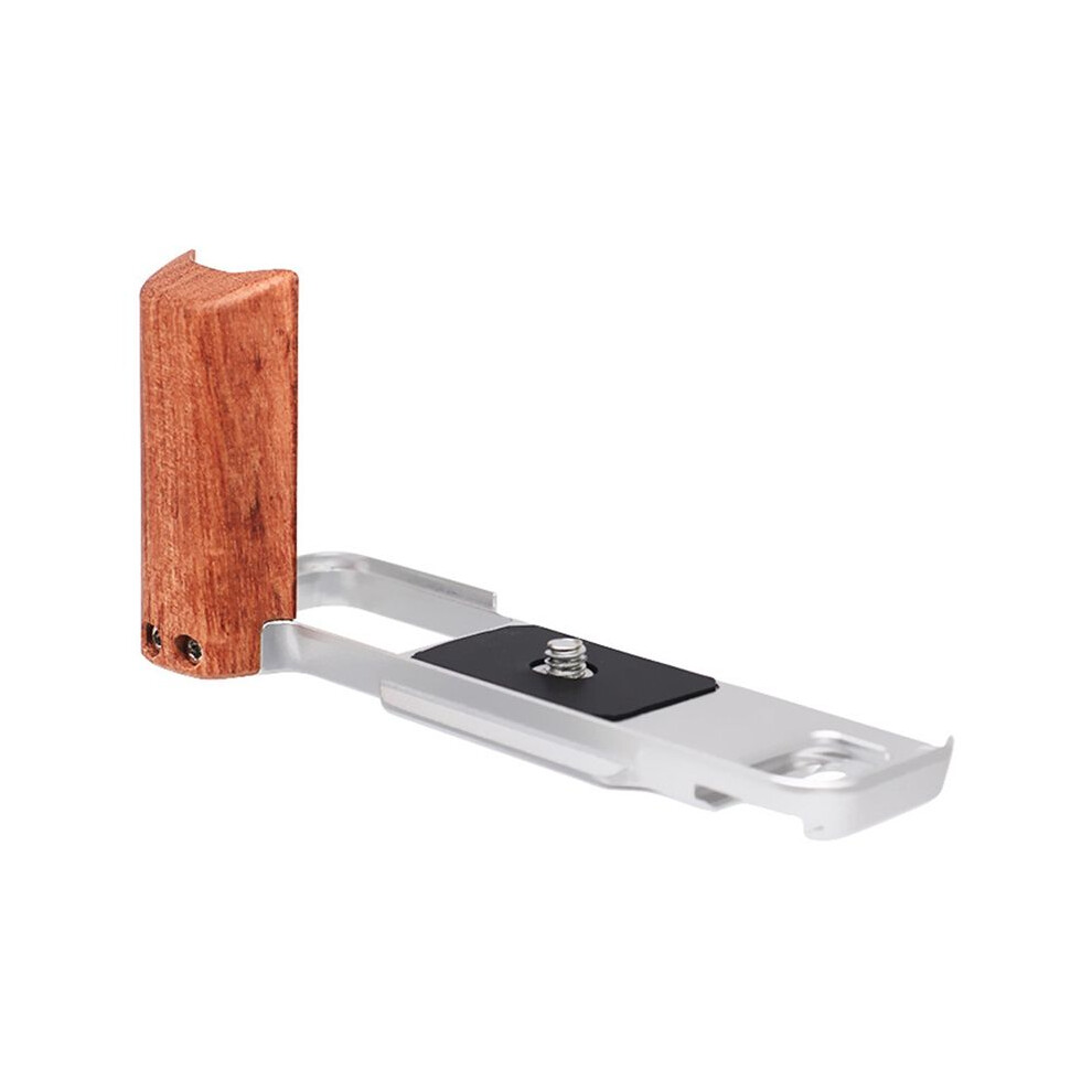 For X-E5 Camera Quick Release Plate Micro-Single Xe5 Solid Wood Handle Photography Shooting Accessories B Silver 4713648955125