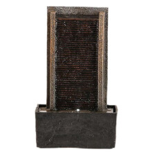 1 Stück Desktop-Wasserfallbrunnen, USB-Entspannungsbrunnen für Den Innenbereich, Geeignet für die Dekoration Von Home-Office-Schlafzimmern