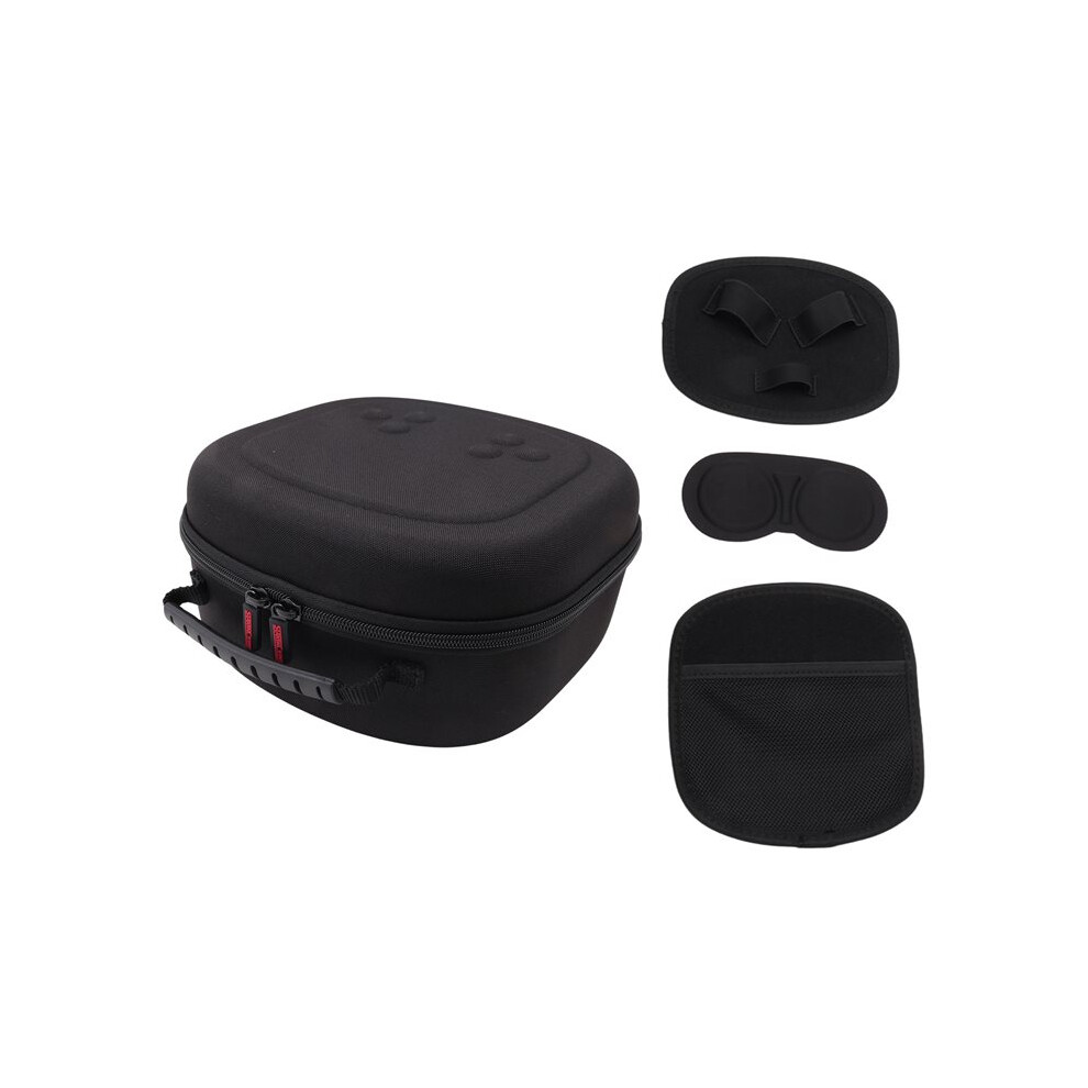 Startrc Portable Carrying Case For Meta Quest 3/3S Vr Headsets Larger Capacity Travel Protective Bag Black 4712927911371