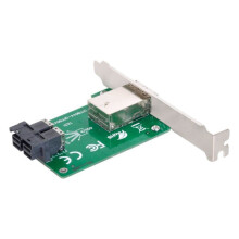 12G 2-Port SFF-8644 to SFF-8643 Expansion Card XIC4383  SAS HD Riser Card