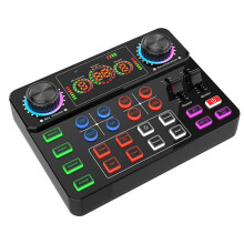 New V8spro Sound Card Computer Recording Live Podcast Equipment Music/Recording Live Broadcast for DJ Disco Device
