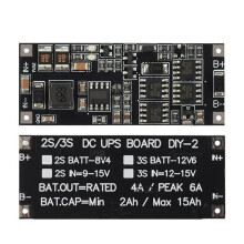 12V/15V 50W 4A UPS Power Supply Module Uninterruptible Power Control Board 3S Charging Step  Protection Module 3S