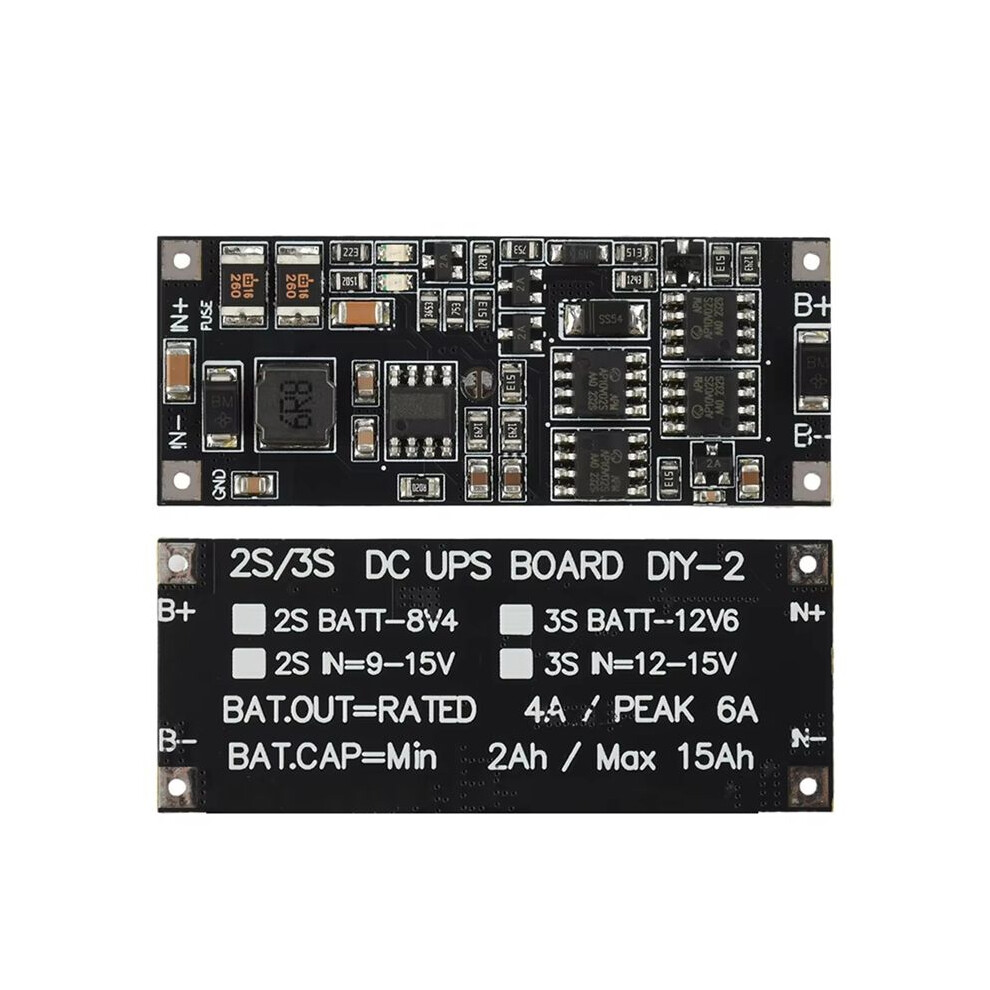 12V/15V 50W 4A Ups Power Supply Module Uninterruptible Power Control Board 3S Charging Step Protection Module 3S 4711004312636