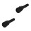 2Pcs Black Ukulele Storage Bag with Smooth Zipper Guitar Pouch 3