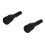 2Pcs Black Ukulele Storage Bag with Smooth Zipper Guitar Pouch 6