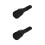 2Pcs Black Ukulele Storage Bag with Smooth Zipper Guitar Pouch 7