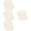 8Pcs Beige Decorative Wooden Bag Base Practical DIY Handicraft Shaper 6