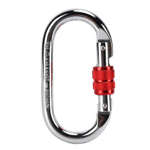 Shape Carabiner With Twist Lock, Locking Carabiner For Climbing And Hiking Aircraft Grade Aluminum Alloy Snag Free Design High Load Capacity Single