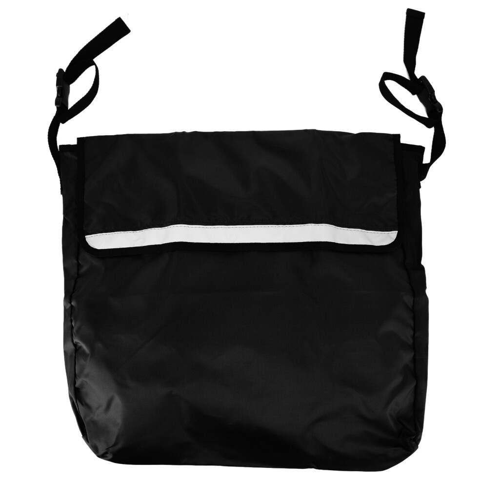 Wheelchair Accessories Pouch Large Capacity Waterproof Storage Bag For Walker Rollator Transport Chair Adjustable Straps Reflective Stripe Durable