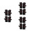 6Paren Duurzame Polyester Motorhandschoenen Voor En Dames 6