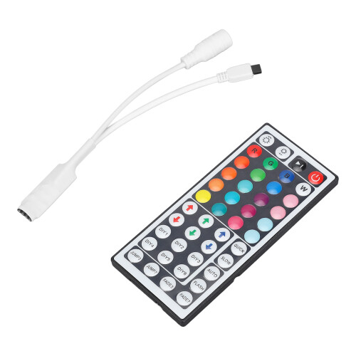 Τηλεχειριστήριο IR RGB ομαλής αλλαγής εισόδου DC για λωρίδες LED, τηλεχειριστήριο 44