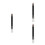 3Pcs Portable Silver Eye Makeup Stick with Dual-Ended ABS Brush 10