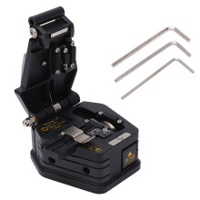 Non Slip Bottom Fiber Cleaver Tool Supports Coating Diameter Up To900um With Auto Blade Return And Premium Stainless Steel Components For Light