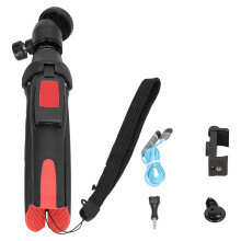 Mini Desktop Tripod, Compact Foldable Phone Holder with GoPro Adapter Stable Lightweight Flexible360Ball Head Universal Compatibility Wear