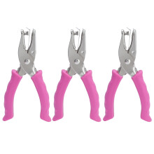 Non Slip Handle Single Hole Punch With Scrap Storage For Efficient Paper Organization In Crafting And Ticket Work Circle Hole Design Easy To Operate
